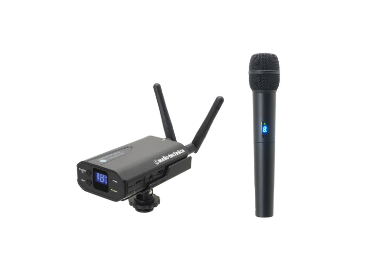 Audio-Technica ATW-1702 Trådløst System Håndmik Kameramottager 2.4GHz Digitalt 